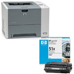 HP Q7551 cartridge and printer